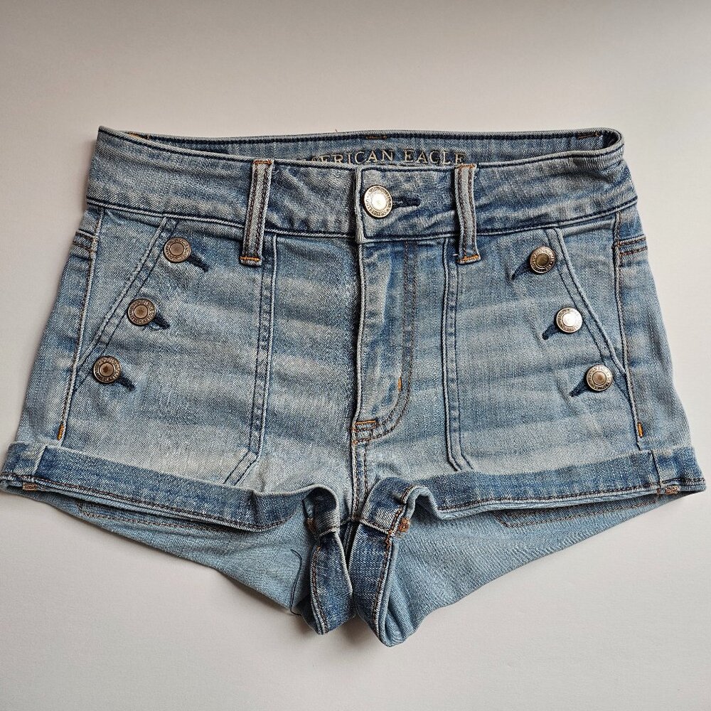 American Eagle Denim Shorts size 0